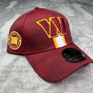 New Era Washington Commanders NFL Red Sideline 39Thirty Flex Fit Stretch Hat M/L